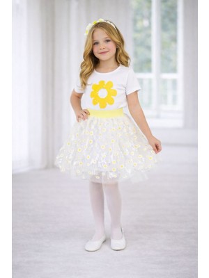 Dıgıl Kids Kız Çocuk Tütü Etekli Takım