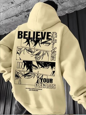 Divin -Erkek Baskılı Mn Sweatshırt 3iplik Kaliteli Kumaş Oversize Kesim