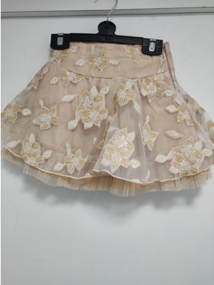 Sofun Kız Çocuk Kemerli Etek Modelleri  Fırfırlı ,tüllü ve Çiçek Detaylı  Modeller