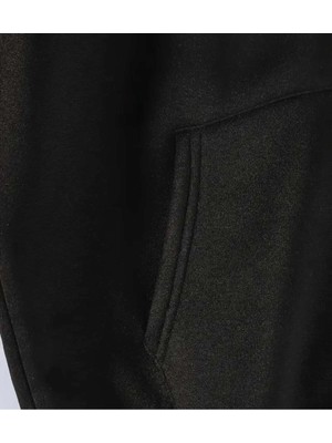 Divin Siyah Kar Maskeli Kapüşonlu Sweatshirt