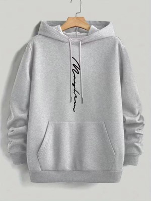 Divin Erkek Featured Baskılı Sweatshırt 3iplik Kaliteli Kumaş Oversize Kesim