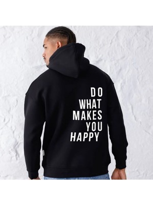 Divin Unısex Sırt Baskılı Oversize Kapüşonlu Sweatshirt– Sıcak, Rahat ve Trend