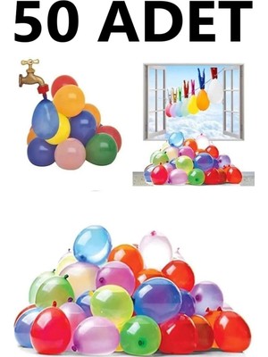 Güzelyüz Avm 50 Adet Su Balonu Renkli