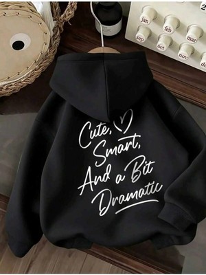 Divin Kadın Baskılı 03 Sweatshırt 3iplik Kaliteli Kumaş Oversize Kesim
