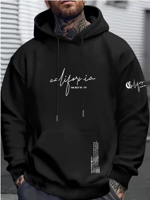 Divin Erkek Baskılı Kf Sweatshırt 3iplik Kaliteli Kumaş Oversize Kesim