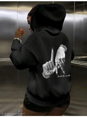 Divin Unısex Kapüşonlu Sweatshirt – Sıcak, Rahat ve Trend