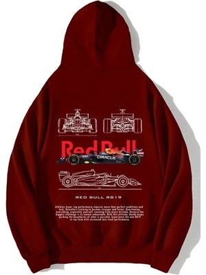 Divin Unisex Oversize Red Bull RB19 Hoodie