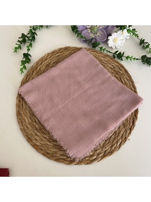 Flamlı Tek Renk Eşarp HA1251