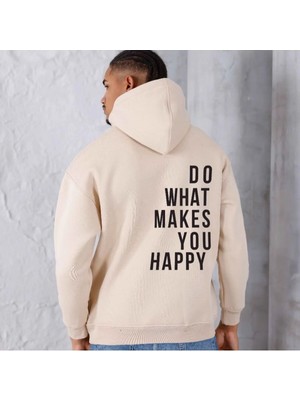 Divin Unısex Sırt Baskılı Oversize Kapüşonlu Sweatshirt– Sıcak, Rahat ve Trend