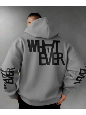 Divin Whatever Unısex Kapüşonlu Sweatshirt – Sıcak, Rahat ve Trend Tasarım