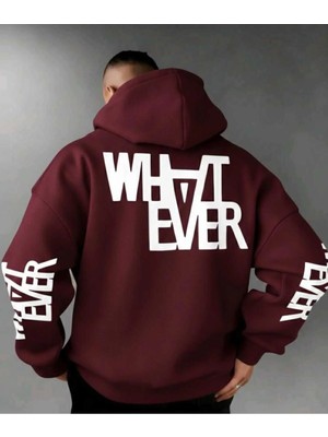 Divin Whatever Unısex Kapüşonlu Sweatshirt – Sıcak, Rahat ve Trend Tasarım