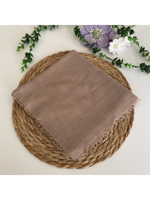 Flamlı Tek Renk Eşarp HA1258