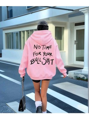 Divin Kadın Baskılı Sweatshırt Kaliteli Kumaş Oversize Kesim