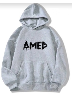 Divin Kadın Baskılı Sweatshırt Kaliteli Kumaş Oversize Kesim