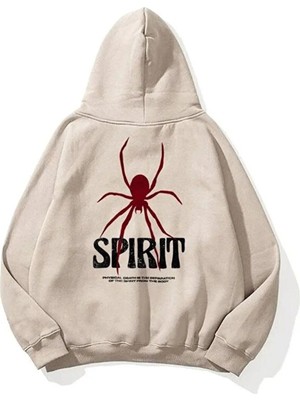 Divin Unisex Spirit Sweatshirt Hoodie Beyaz