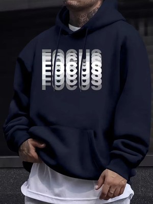 Divin Erkek Baskılı Rgg Sweatshırt 3iplik Kaliteli Kumaş Oversize Kesim