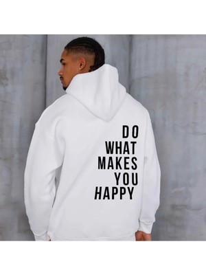 Divin Unısex Sırt Baskılı Oversize Kapüşonlu Sweatshirt– Sıcak, Rahat ve Trend