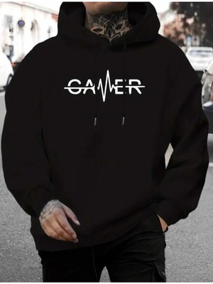 Divin Gamer Minimal Tasarım Oversize Hoodie