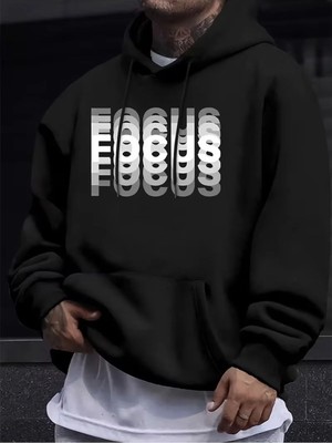 Divin Erkek Baskılı Sweatshırt 3iplik Kaliteli Kumaş Oversize Kesim