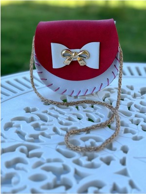 Miliva Askılı Renkli Çocuk Çantası | Mini Çocuk Çanta | Renkli Fiyonklu Çiçekli Çanta | Çocuk Kol Çantası