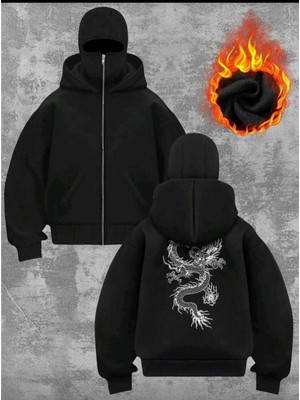 Divin Unisex Ninja Hırka – Kalın Polar – Günlük ve Outdoor Kullanım