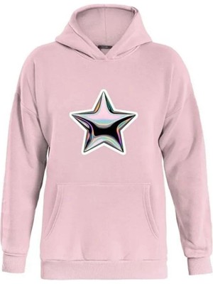 Divin Unisex Stüssy Star Sweatshirt Beyaz