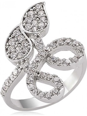 Supertrend Gümüş Yaprak Bayan Yüzük