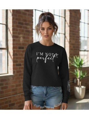 Divin Kadın Günlük Baskılı Oversize Sweatshirt