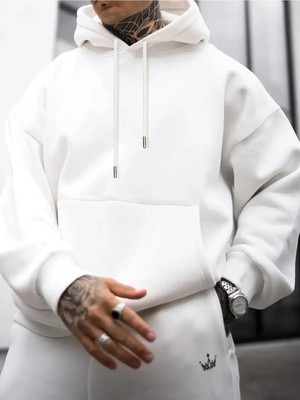 Divin -Erkek Sweatshırt 3iplik Kaliteli Kumaş Oversize Kesim