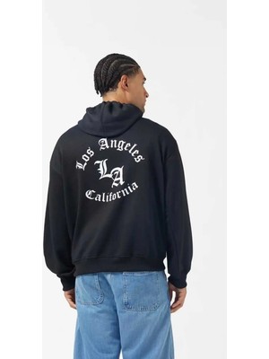 Divin Modern Yazı Baskılı Unisex Beyaz Sweatshirt