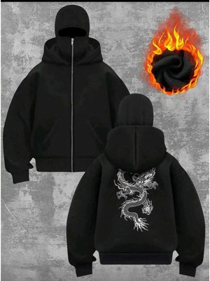 Divin Unisex Ninja Hırka – Kalın Polar – Günlük ve Outdoor Kullanım