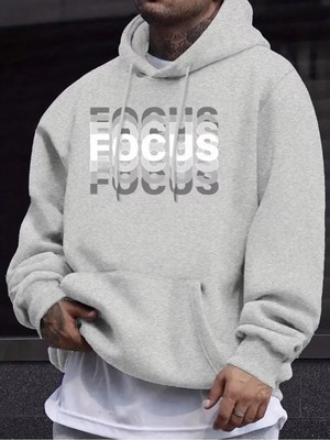 Divin Erkek Baskılı Sweatshırt 3iplik Kaliteli Kumaş Oversize Kesim