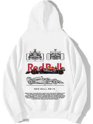 Divin Unisex Oversize Red Bull RB19 Hoodie