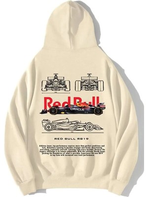 Divin Unisex Oversize Red Bull RB19 Hoodie