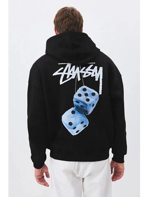 Divin Unisex Stüssy Zar Sweatshirt Beyaz