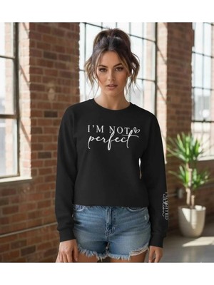 Divin Kadın Günlük Baskılı Oversize Sweatshirt