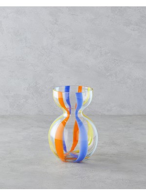 Özgürce Renkli Serene Vazo 25,5 Cm, Dekoratif ve Şık Tasarım