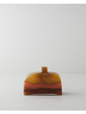 Özgürce Şeffaf Cam Vazo 30 Cm, Şık ve Zarif Dekorasyon Aksesuarı