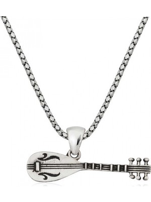 Supertrend Gümüş Saz Erkek Kolye