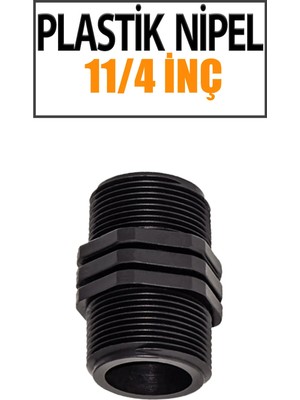 Plastik Nipel 11/4 Inç