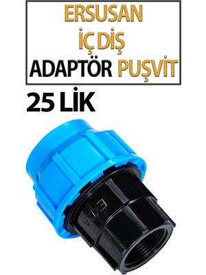 Ersusan Iç Diş Adaptör Puşvit 25 Lik