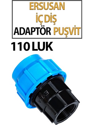 Ersusan Iç Diş Adaptör Puşvit 110 Luk