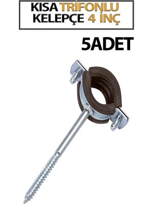 4 Lük Trifonlu Kelepçe Kısa (5 Adet)