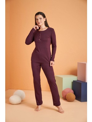 Tudik Collection Pjs 28048 Kadın Patlı Pijama Takım