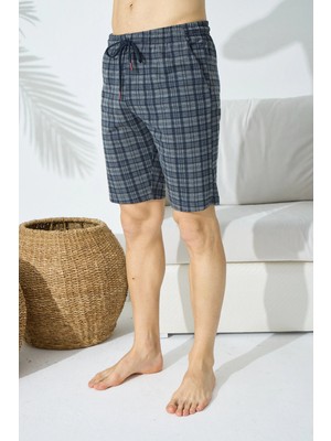 Tudik Collection Kocabey 196 Erkek Ekose Tek Şort