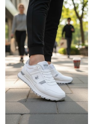 Enoch File Detaylı Hafif Taban Bağcıklı Erkek Sneaker Spor Ayakkabı