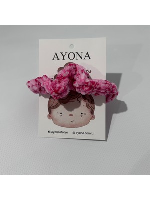 Ayona El Örgüsü 2'li Toka Seti - Pamuklu Ip Pembe