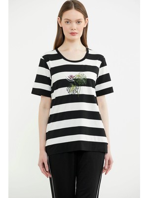 Tudik Collection Sementa 76476 Rahat Kalıp Çizgili Pantolon Takım