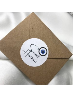 Bisaccia Sünnet Etiketi Nazar Boncuklu Sünnet Düğünü Çocuk Serisi Sticker Sünnet Mevlidi 4 cm (100 Adet)