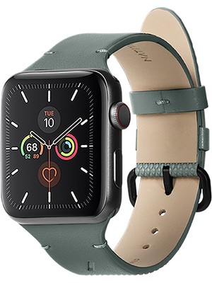 Watch 7 45MM Uyumlu Native Union Classic Serisi Silikon Kordon Yeşil